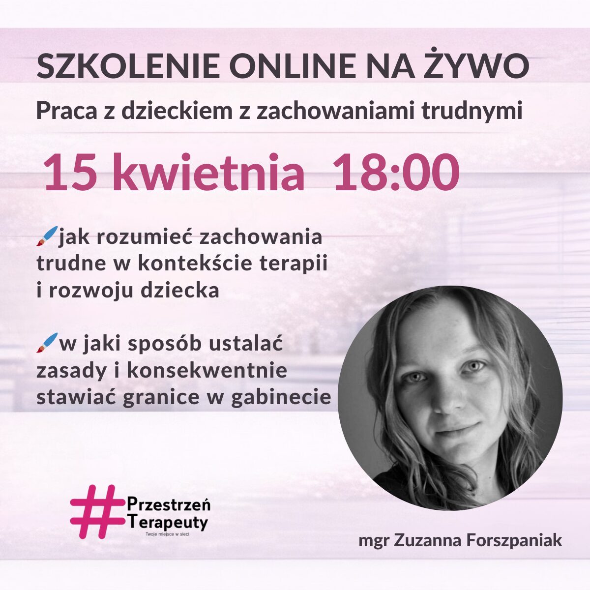 Praca z dzieckiem z zachowaniami trudnymi